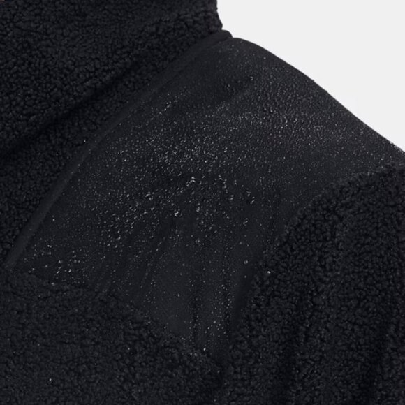 NWT Under Armour Men's Mission Boucle Anorak Hooded Purple Jacket - Picture 4 of 7